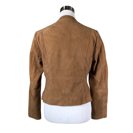 Unisex Your Face - Leather jacket, size 38 - Brown (2)