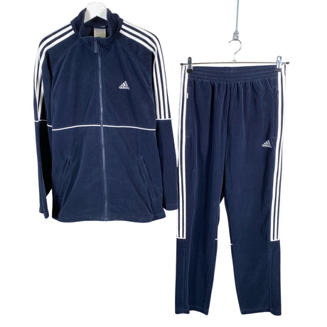 Unisex Adidas - Sweatshirt and pants set, size S - Blue ()