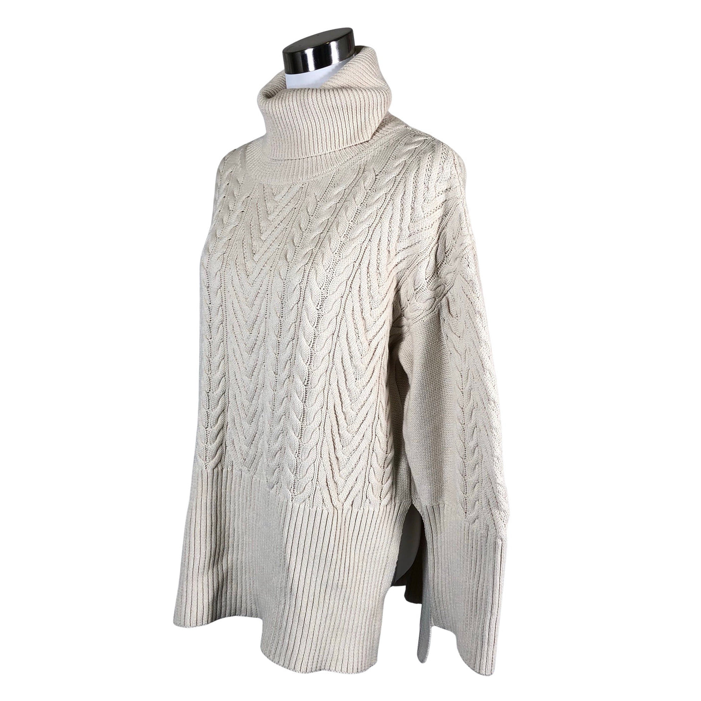 Unisex Part two - Knit tunic, size 38 - Natural white (2)