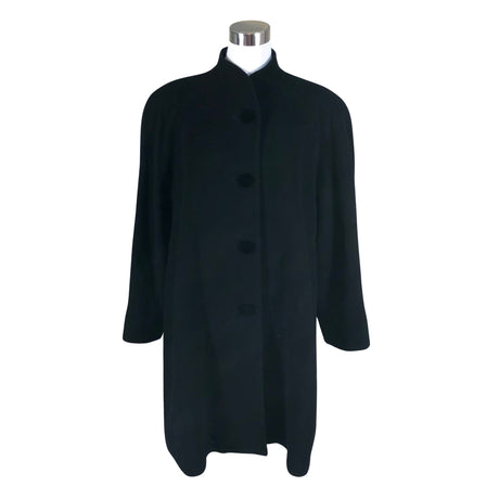 Unisex Mansfield - Wool coat, size 38 - Black ()