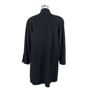 Unisex Mansfield - Wool coat, size 38 - Black (2)