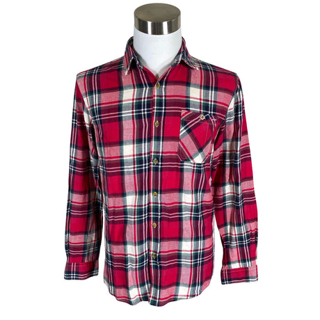 Unisex Solid - Collared shirt, size M - Red ()