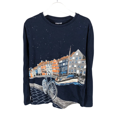 Unisex Mayoral - Tricot shirt, size 128 - 134 - Blue ()