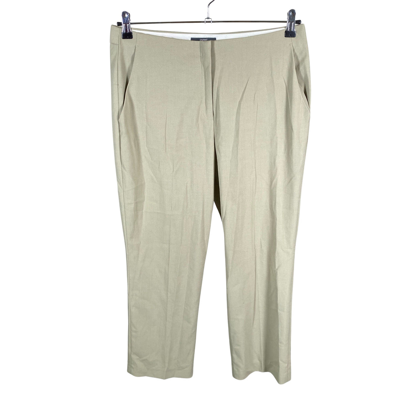Unisex Esprit - Straight leg trousers, size 40 - Beige (1)