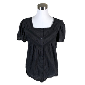 Unisex Soaked - Short-sleeved blouse, size 38 - Black (1)