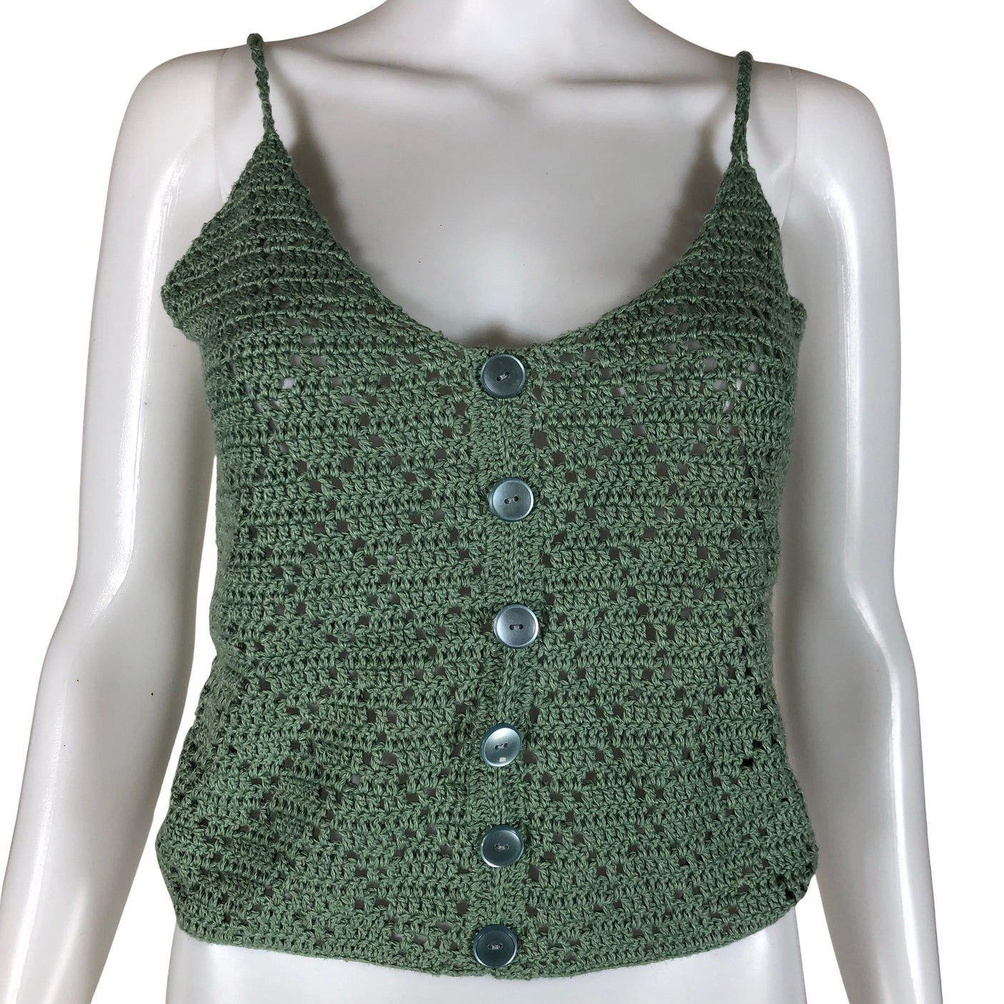 Unisex Handmade - Top, size 36 - Green (1)