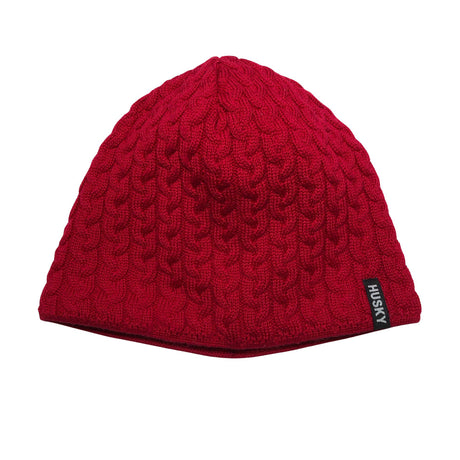 Unisex Husky - Winter beanie, size 54 - 56 cm - Red ()