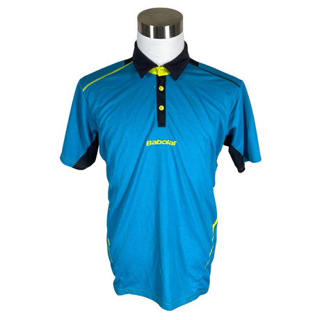 Unisex Babolat - Sports shirt, short sleeve, size L - Turquoise ()