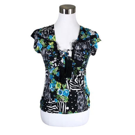 Unisex Joseph Ribkoff - Tricot tank top, size 36 - Black ()