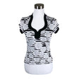 Unisex Joseph Ribkoff - Short-sleeved blouse, size 36 - White ()
