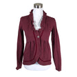 Unisex House of Lola - Sweat jacket, size 36 - Wine red ()