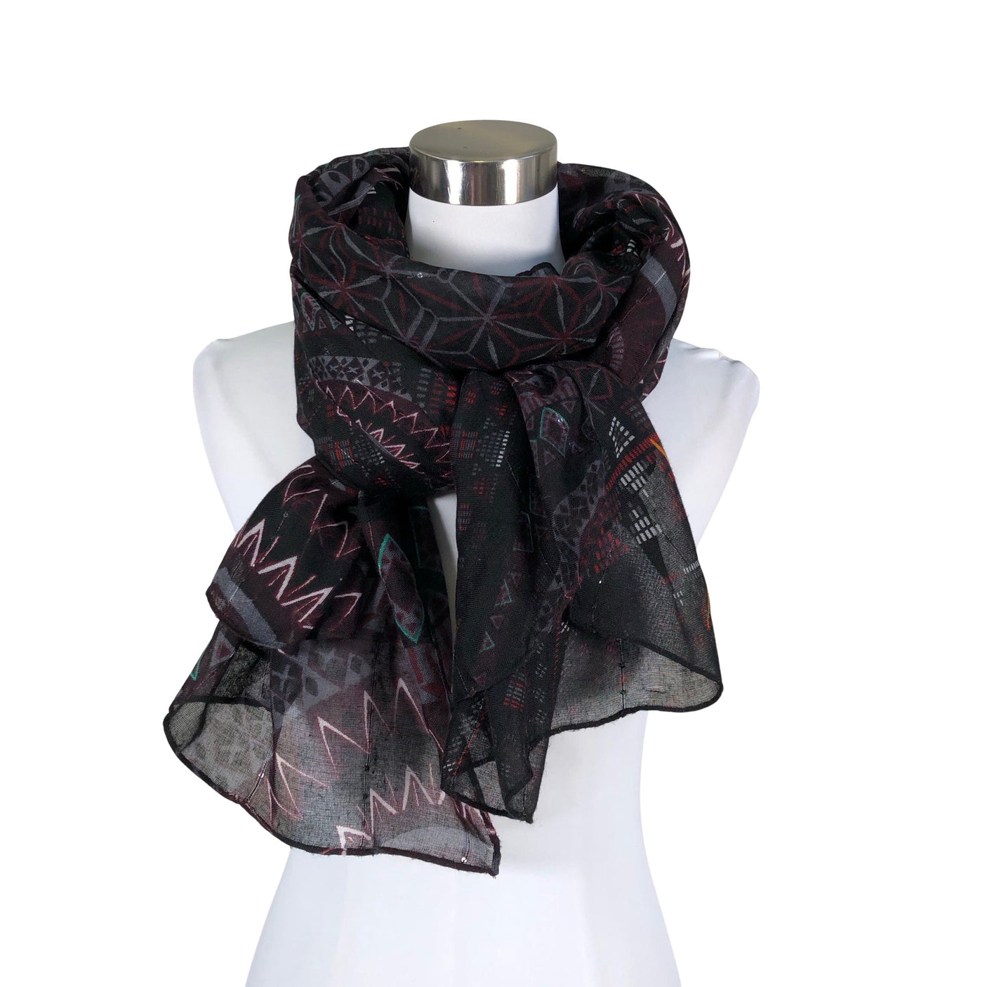 Unisex Desigual - Scarf, size Maxi - Black (1)