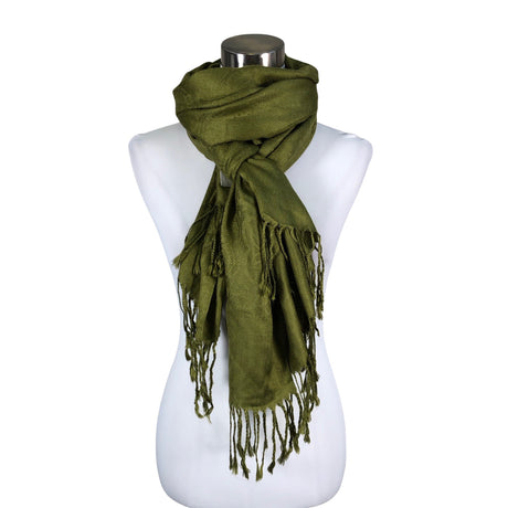 Unisex Pashmina - Scarf, size Maxi - Green ()