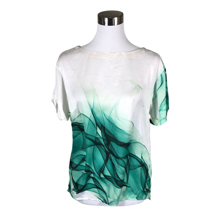 Unisex Monton - Short-sleeved blouse, size 34 - White ()