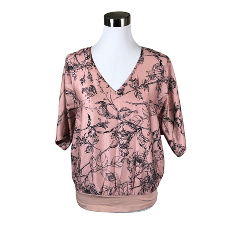 Unisex Lindex - Short-sleeved blouse, size 40 - Light pink ()