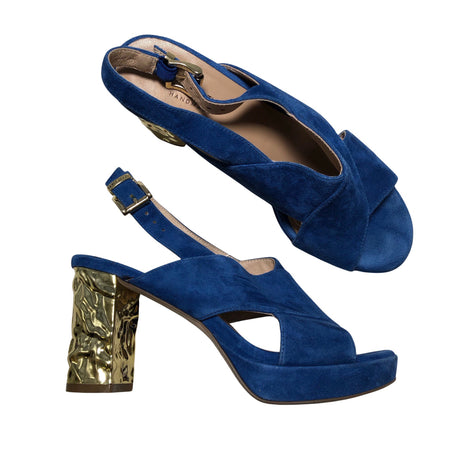 Unisex TJ Collection - Heeled sandals, size 36 - Blue ()