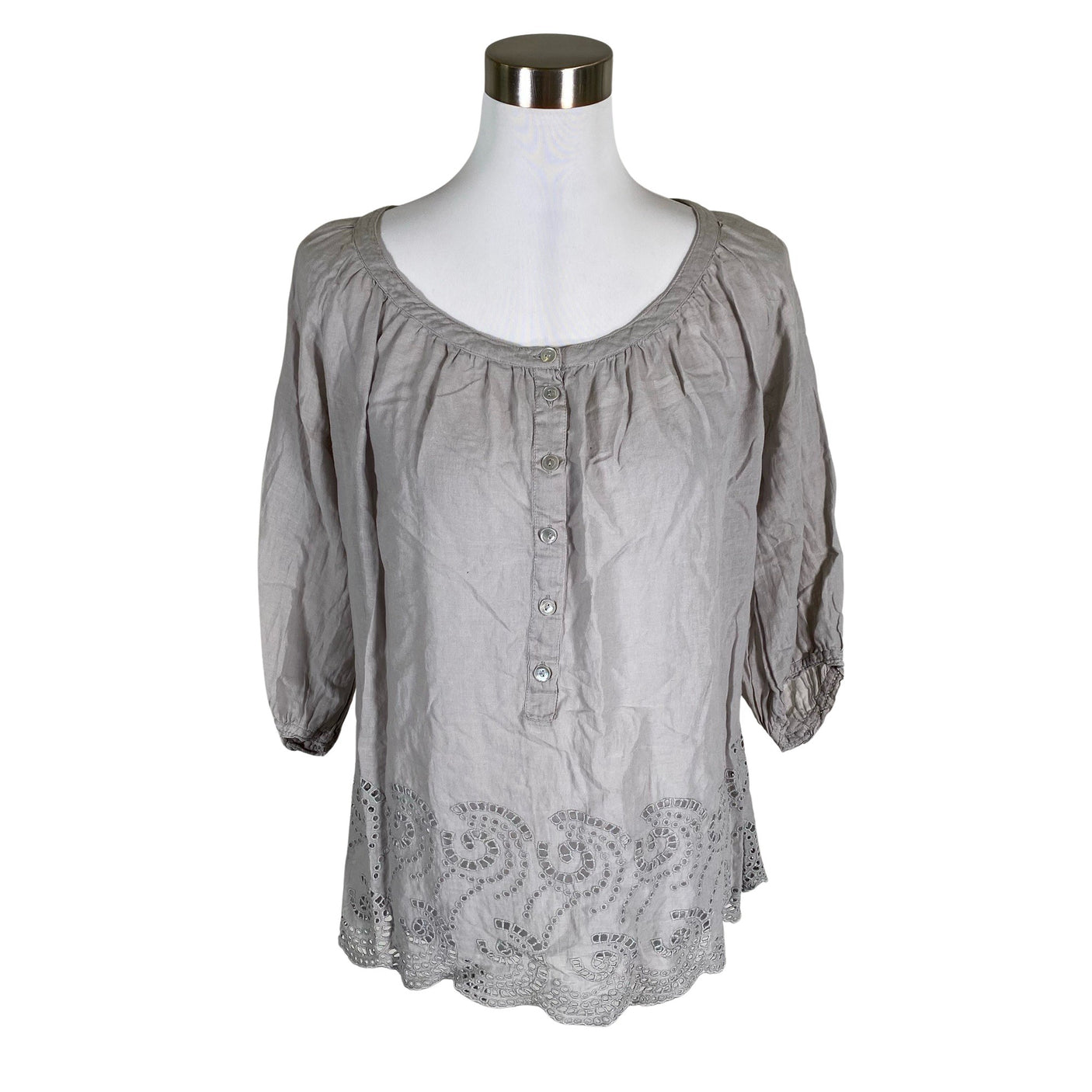 Unisex Bruuns Bazaar - Blouse, size 38 - Gray (1)