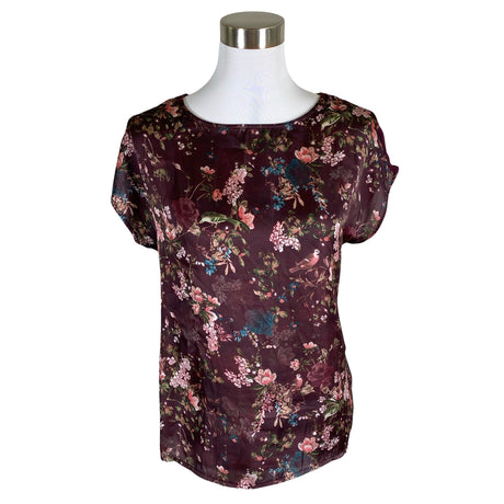 Unisex Esprit - Short-sleeved blouse, size 36 - Wine red ()