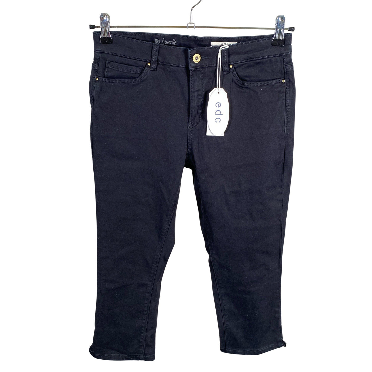 Unisex Esprit - Capri jeans, size 38 - Black (1)