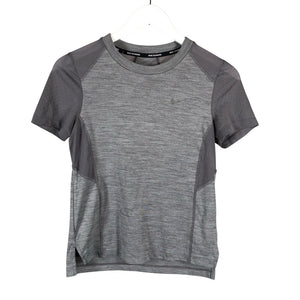 Unisex Nike - Sports shirt, short sleeve, size 34 - Gray (1)