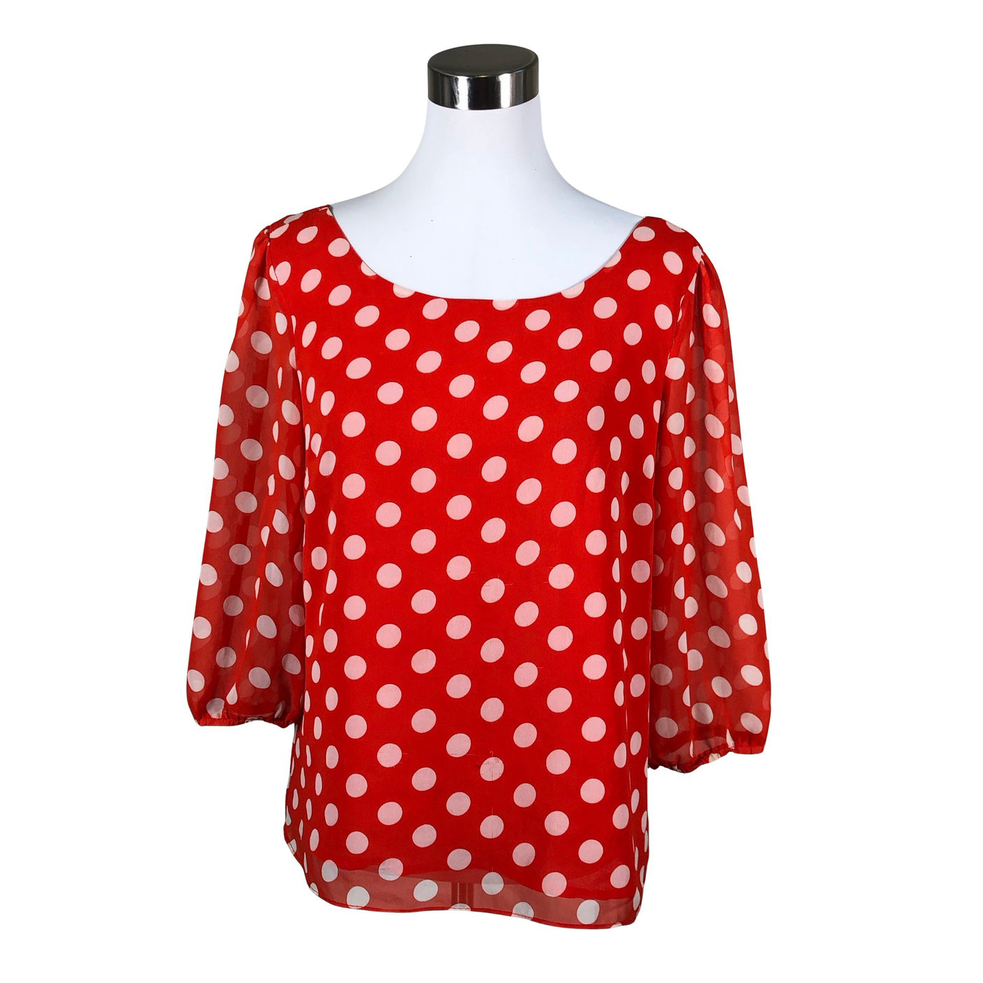 Unisex Love21 - Short-sleeved blouse, size 38 - Red (1)