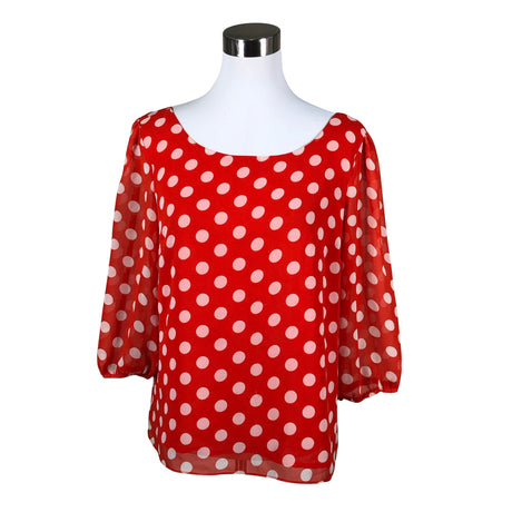 Unisex Love21 - Short-sleeved blouse, size 38 - Red ()