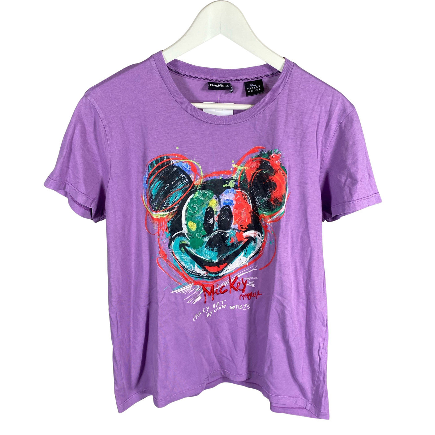 Unisex Desigual - T-shirt, size 42 - Violet (1)