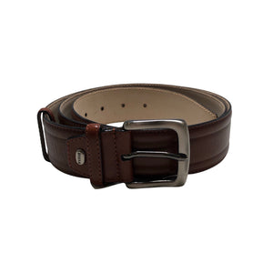 Unisex Brera - Leather belt, size No size - Brown (1)