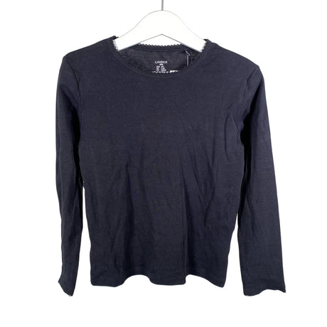 Unisex Lindex - Tricot shirt, size 122 - 128 - Black ()