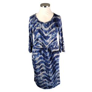 Unisex Betty Barclay - Tricot dress, size 42 - Blue (1)