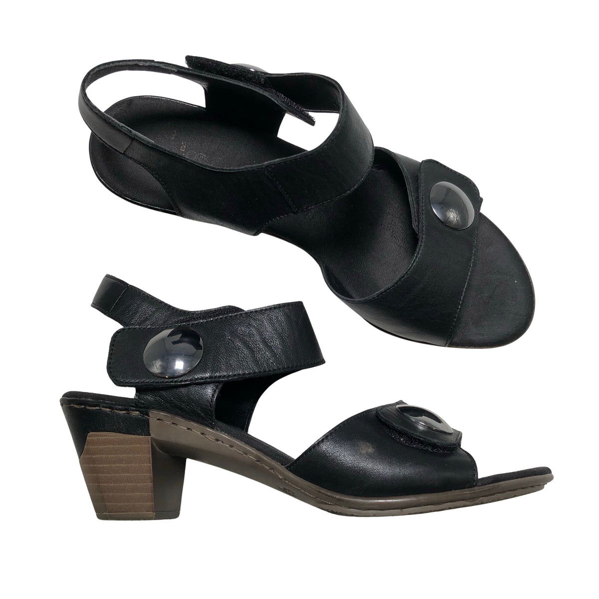 Unisex Rieker - Heeled sandals, size 41 - Black (1)