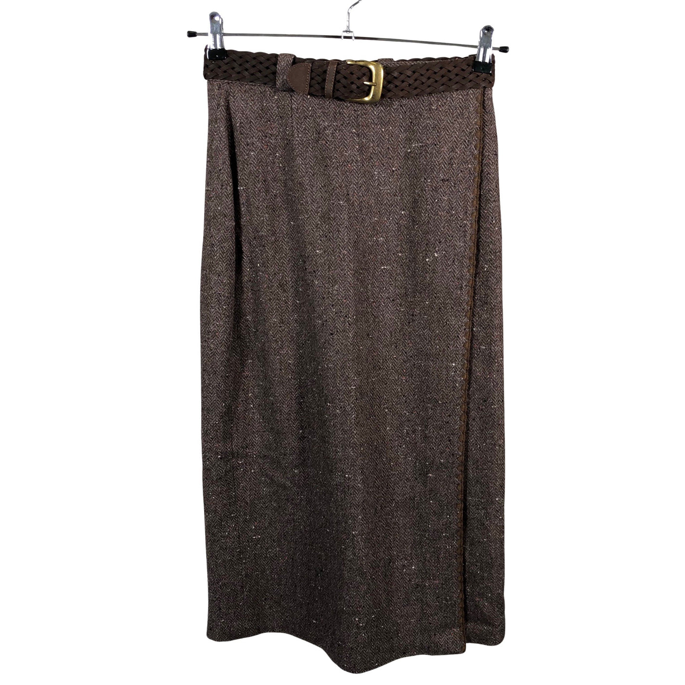 Unisex Hirsch - Fabric skirt, size 36 - Brown (1)