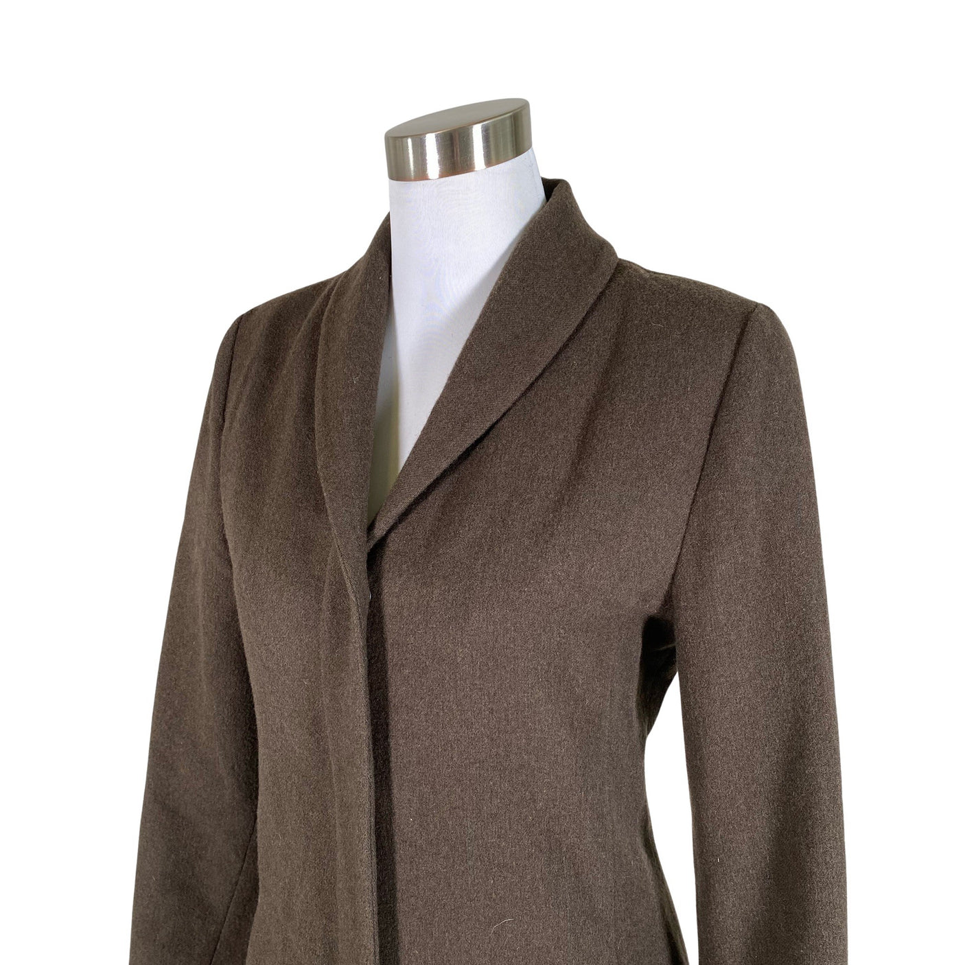Unisex Vuokko - Wool coat, size 34 - Brown (3)
