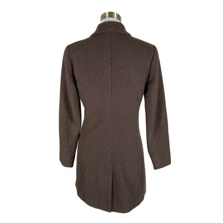 Unisex Vuokko - Wool coat, size 34 - Brown (2)