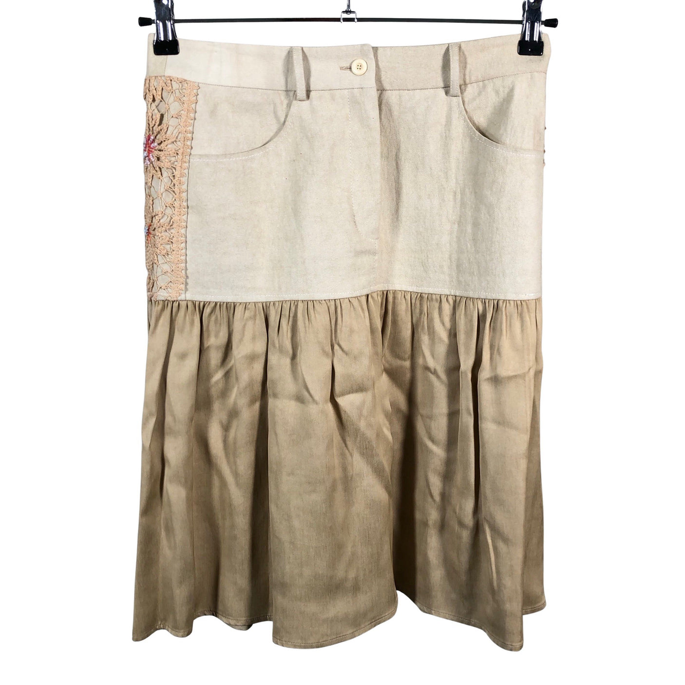 Unisex Marella - Fabric skirt, size 38 - Beige (1)