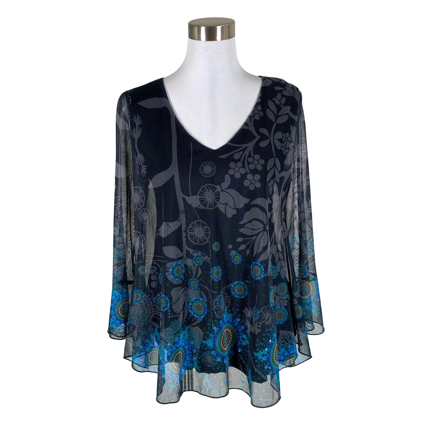 Unisex Desigual - Tricot tunic, size 40 - Black (1)