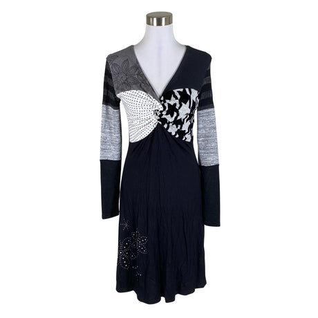 Unisex Desigual - Tricot dress, size 38 - Black ()