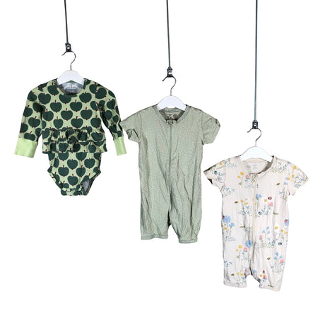 Unisex Lindex - Short overalls, size 74 - 80 - Beige ()