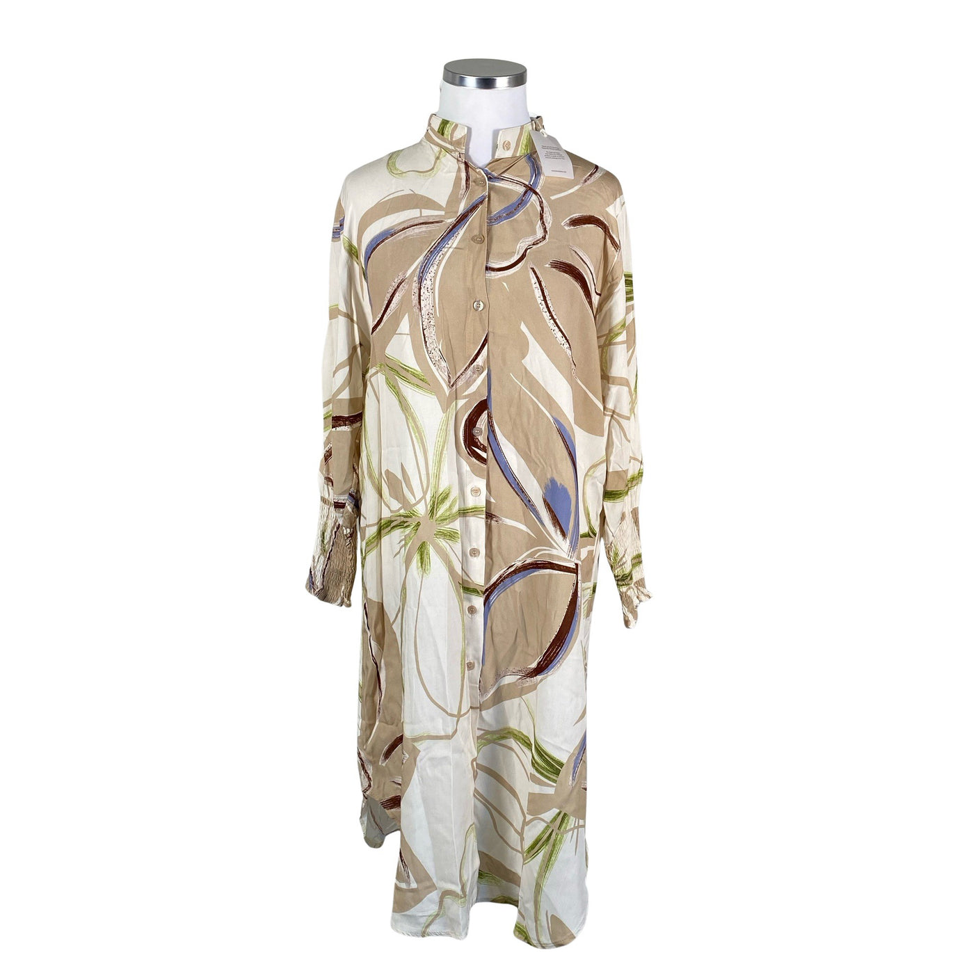 Unisex Marta - Schiffon dress, size 42 - Beige (1)