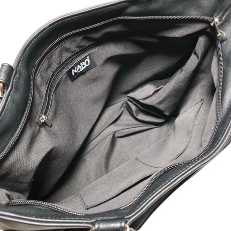 Unisex Nabo - Handbag, size Midi - Black (2)