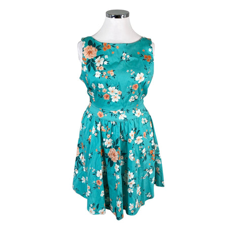 Unisex Lady Vintage - Dress, size 44 - Green ()