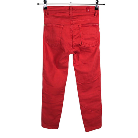 Unisex 7 for all mankind - Jeans, size W26 - Red (2)