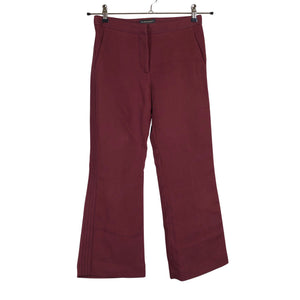 Unisex Burberry - Straight leg trousers, size 32 - Wine red (1)