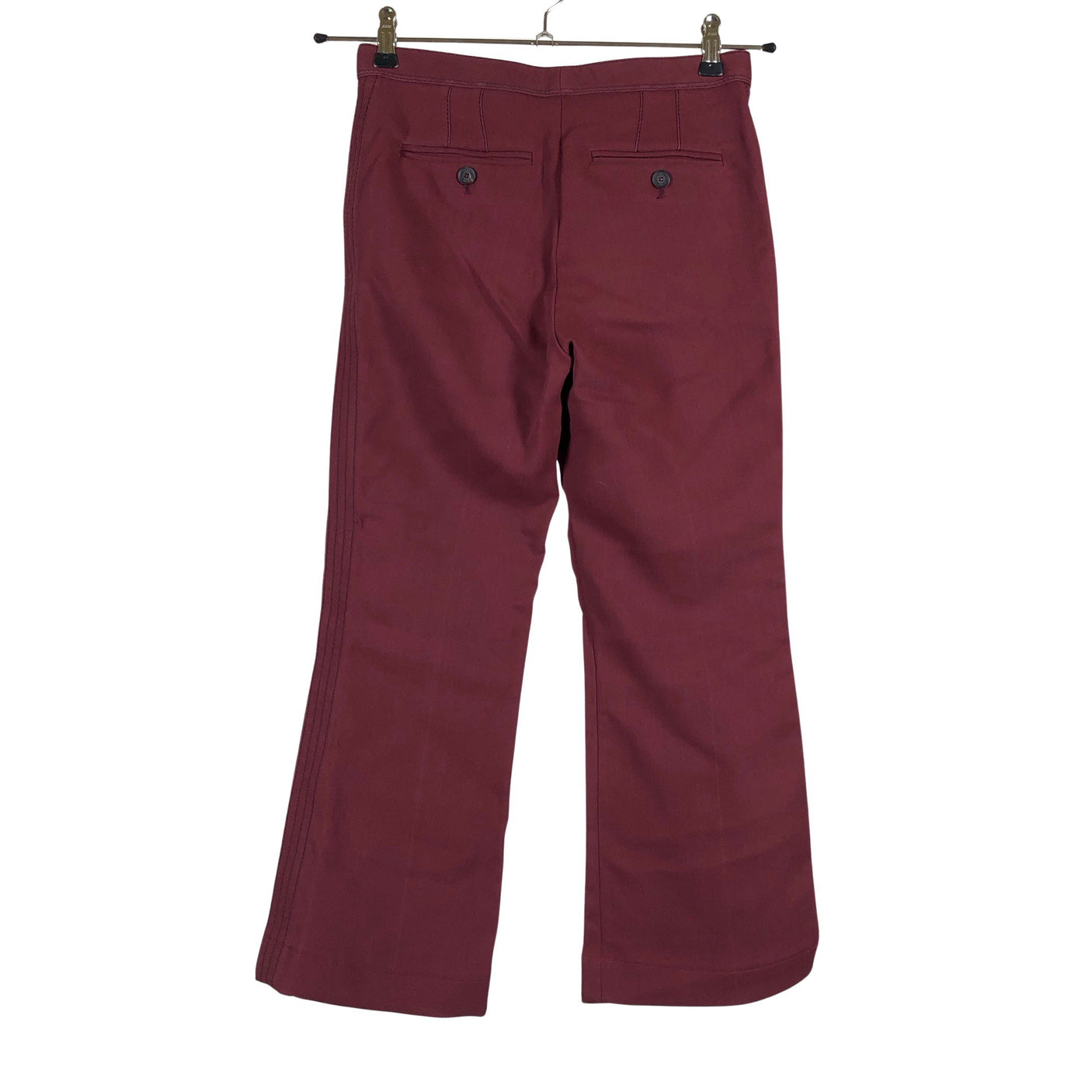 Unisex Burberry - Straight leg trousers, size 32 - Wine red (2)