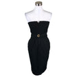 Unisex Elisabetta Franchi - Party dress, size 34 - Black ()