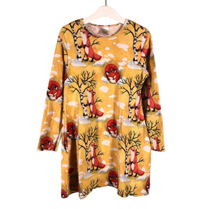 Unisex Paapero - Tricot dress, size 128 - 134 - Yellow (1)