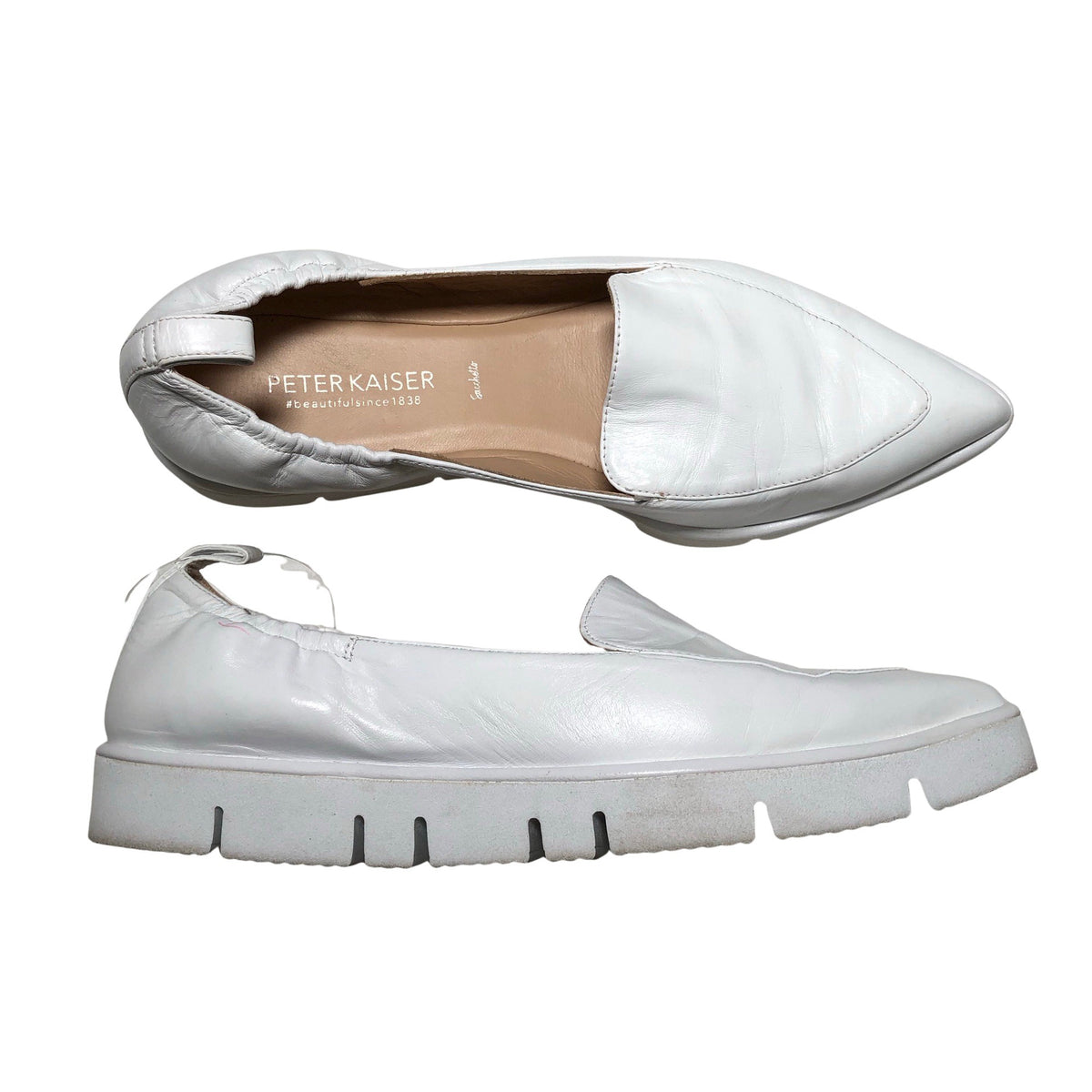 Unisex Peter Kaiser - Loafers, size 38 - White (1)