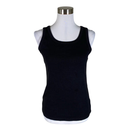 Unisex Uniqlo - Tricot tank top, size 38 - Black ()