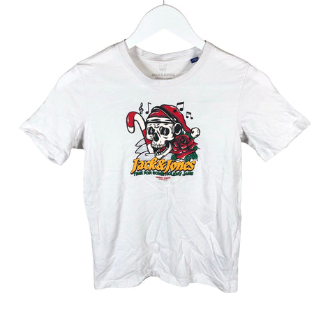 Unisex Jack & Jones - T-shirt, size 146 - 152 - White ()