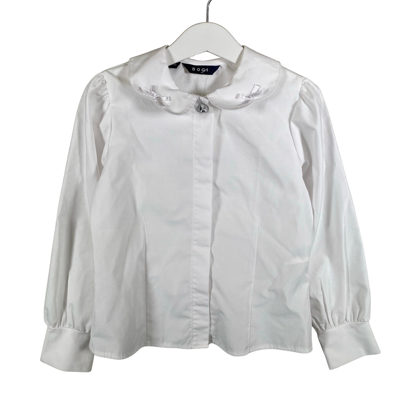 Unisex Bogi - Tricot dress, size 110 - 116 - White (1)